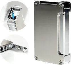 Briquet Adorini Jet-flame - Argenté