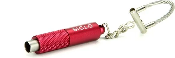 Siglo Perforeuse Porte-clefs rouge métallisé