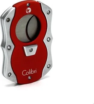 Colibri 'Cut' sigaren Guillotine Rood / Zilver