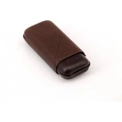Etui à cigares Davidoff en cuir R-2 marron 1