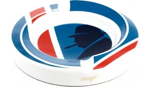 Cendrier Davidoff WSC en porcelaine Union Jack