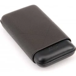 Etui à cigares Davidoff XL-3 cuir noir feuille