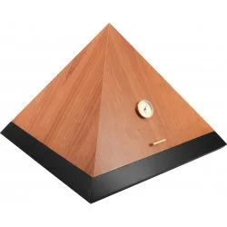 adorini Humidor Pyramid Deluxe L Bi-Color Cedro Zwart