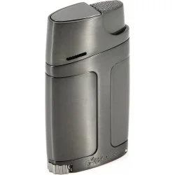 Xikar briquet double flammes Element - Gris acier