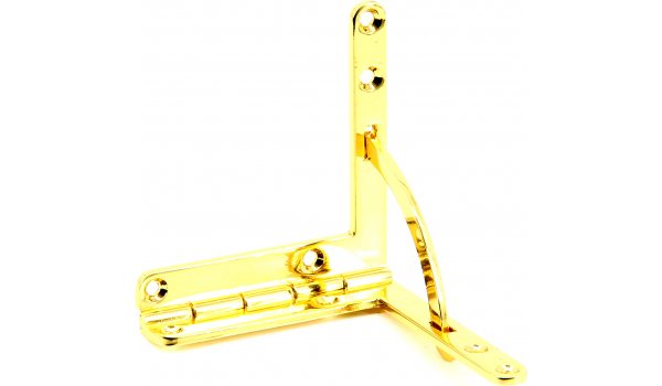 Gouden Platen Kwadrant Scharnier - Groot 60 x 56 mm