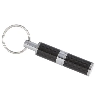 Porte-clés poinçon coupeur en fibre de carbone