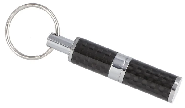 Porte-clés poinçon coupeur en fibre de carbone