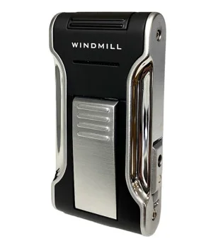 Kantana by Windmill Jet Flame Aansteker zwart/zilver