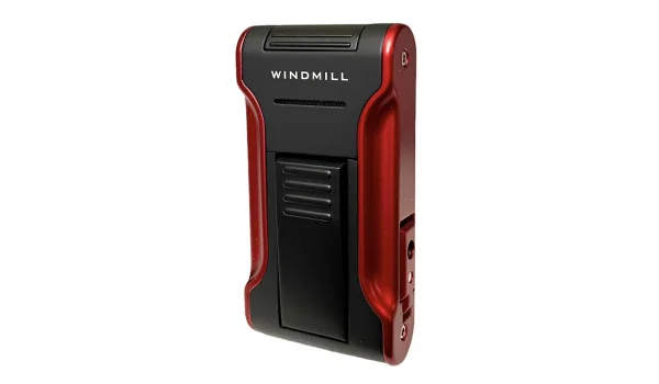 Kantana par Windmill  Briquet à jet de flamme noir/rouge