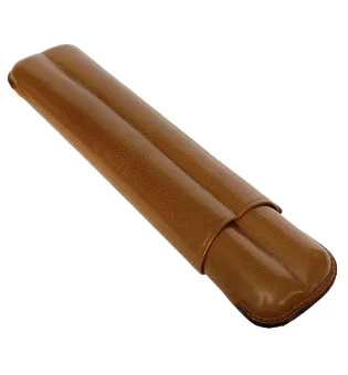 Etui à cigares Martin Wess en cuir 494 Cabra Havane