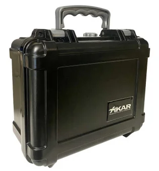 Cave à cigares de voyage Xikar, plastique noir 20 cigares (225XI)