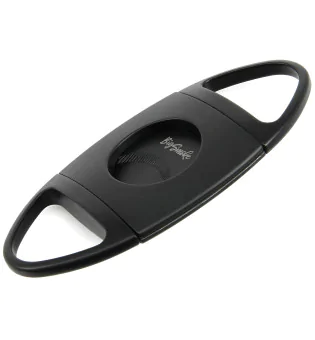 Coupe-cigare BigSmoke tout noir, lames noires dentelées
