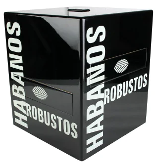 Habanos Robustos humidor zwart