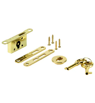 Humidor Draaigrendel Standaard Set Goud