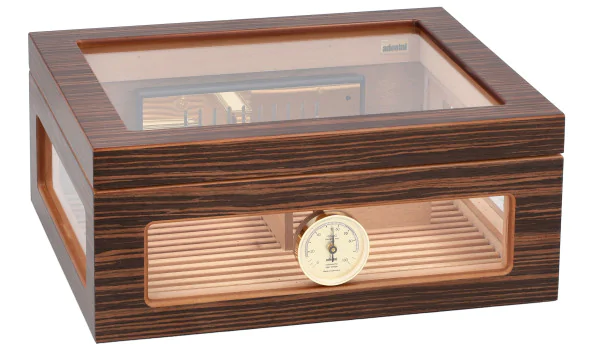 adorini Treviso Deluxe Glazen bovenkant Humidor foto 9