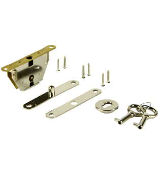 Humidor Cilinderslot Set Zilver foto 4