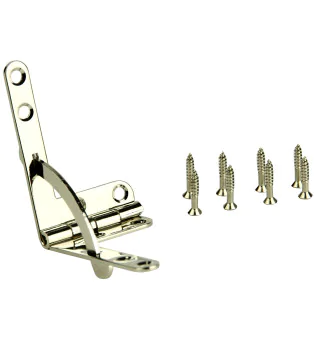 Kwadrant Scharnier Zilver 30x40mm foto 5