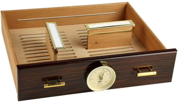 Lade voor adorini Humidor Chianti Grande met hygrometer gat foto 14