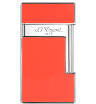 S.T. Dupont Slimmy Aansteker Koraal Lak Chroom 028006