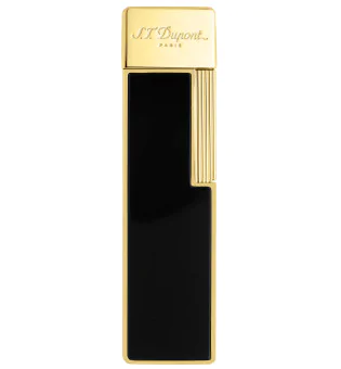 S.T. Dupont Twiggy Aansteker Zwart Lak Goud 030002