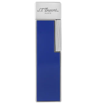 S.T. Dupont Twiggy Aansteker Blauw Lak Chroom 030005