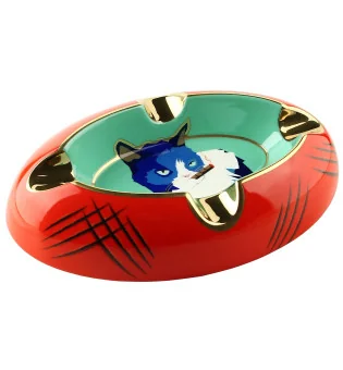 Siglo Asbak Kat Blauw/Rood