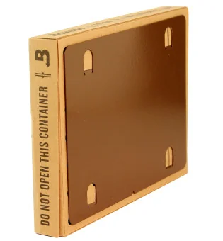 Plaque de montage en métal pour les packs Boveda de 320 grammes
