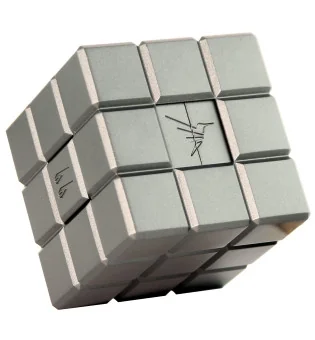 Colibri tafel aansteker Heritage Cube antraciet grijs