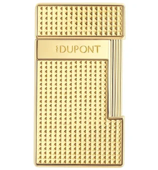 S.T. Dupont Slimmy Aansteker Diamantkop Goud 028119