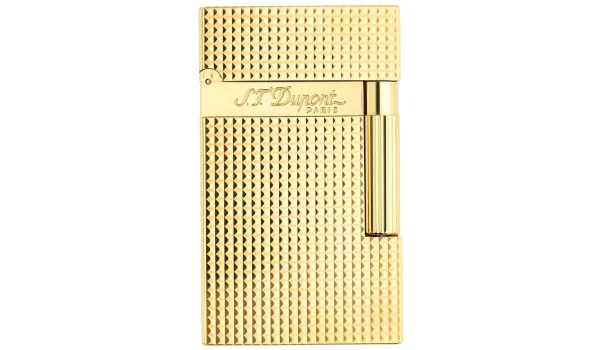 Briquet S.T. Dupont Ligne 2 Pointes fines de diamant or jaune