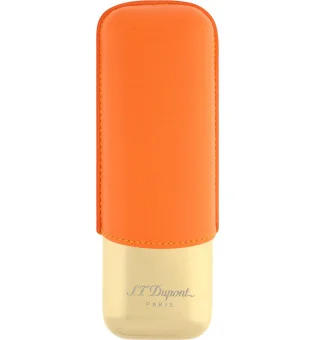 Étui à cigares S.T. Dupont for 2 Cigares Orange/Golden 183256