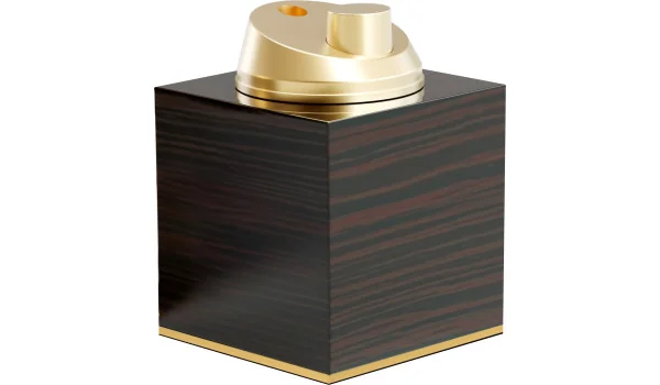Briquet de table adorini Jet Ébène doré Haute Brillance