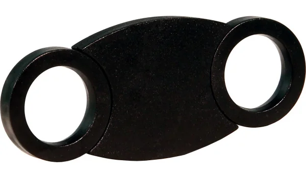 Coupe-cigare en plastique avec butée, noir