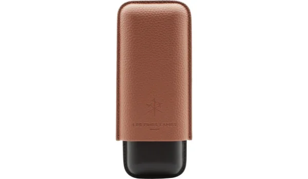 Étui à cigares Les Fines Lames Cigar Case Duo Brun