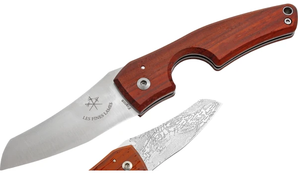 Couteau à cigare Les Fines Lames Le Petit Compass Padauk 
