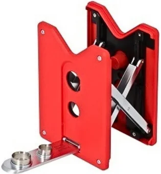 Punch à cigares Caseti avec support rouge