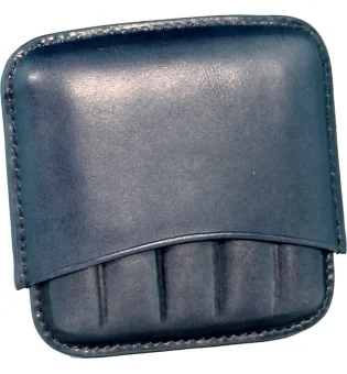 Etui à cigares Angelo 5 cuir bleu gris