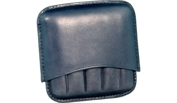 Angelo sigarenetui 5 leer blauw grijs