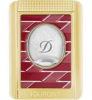 Couteau et support à cigares S.T. Dupont Monogram 1872 Rouge Bordeaux 003478