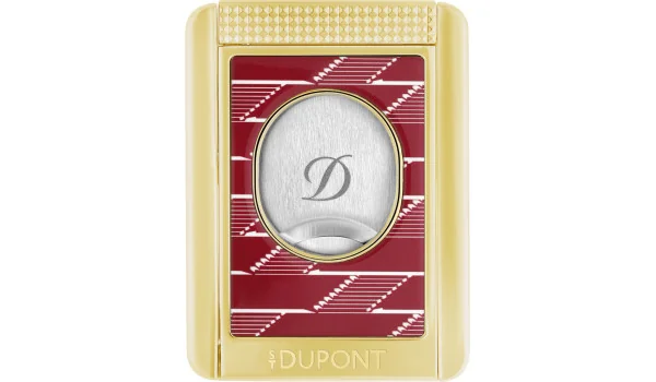 Couteau et support à cigares S.T. Dupont Monogram 1872 Rouge Bordeaux 003478