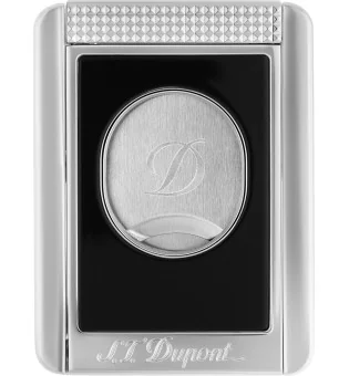 S.T. Dupont Knipper met Dubbel Blad en Sigarenstandaard Zwart & Chroom