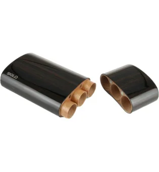 Siglo étui en bois ébène Corona pour 3 cigares