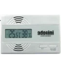 adorini Hygromètre et thermomètre digital argenté avec capteur Swiss Sensirion
