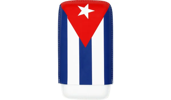 Sigarenkoker Cubaanse vlag voor 3 sigaren