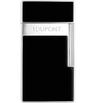 S.T. Dupont Biggy Aansteker Zwart Lak Chroom 025221
