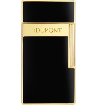 S.T. Dupont Biggy Aansteker Zwart Lak Golden 025222