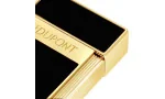 Briquet S.T. Dupont Biggy Noir Laqué Doré 025222