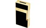 Briquet S.T. Dupont Biggy Noir Laqué Doré 025222