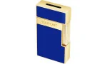 Briquet S.T. Dupont Biggy  Bleu Laqué Doré 025225