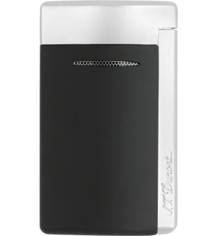 S.T. Dupont Minijet Aansteker Mat Zwart Chroom 010815